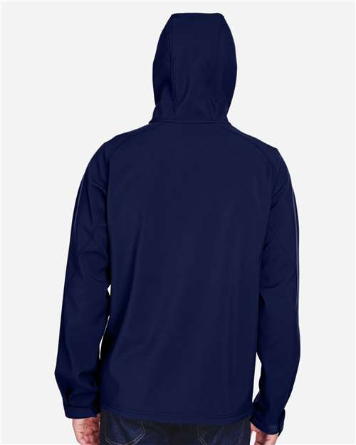 North End Men's Prospect Two-Layer Fleece Bonded Soft Shell Hooded Jacket 88166