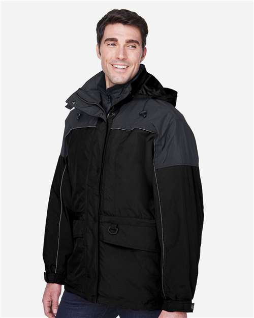 North End Men's 3-in-1 Two-Tone Parka 88006