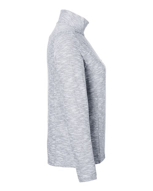 North End Women's Eclipse Jacquard Quarter-Zip Pullover NE415W