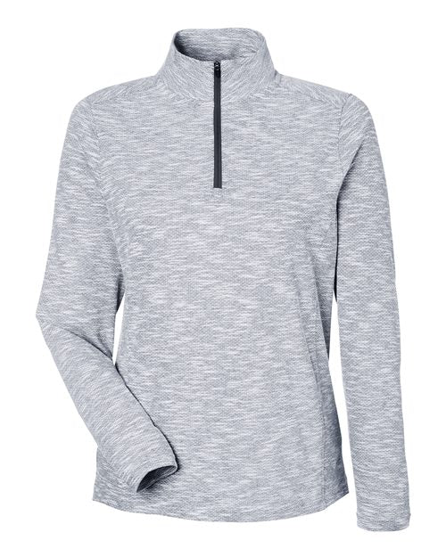 North End Women's Eclipse Jacquard Quarter-Zip Pullover NE415W