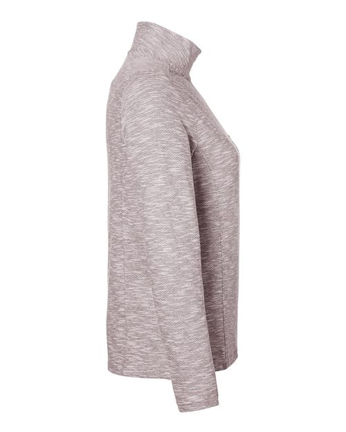 North End Women's Eclipse Jacquard Quarter-Zip Pullover NE415W