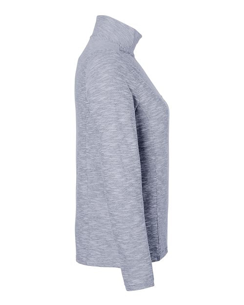 North End Women's Eclipse Jacquard Quarter-Zip Pullover NE415W