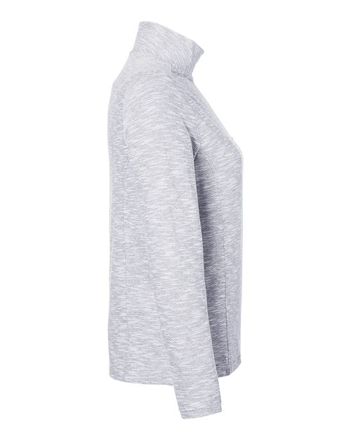 North End Women's Eclipse Jacquard Quarter-Zip Pullover NE415W