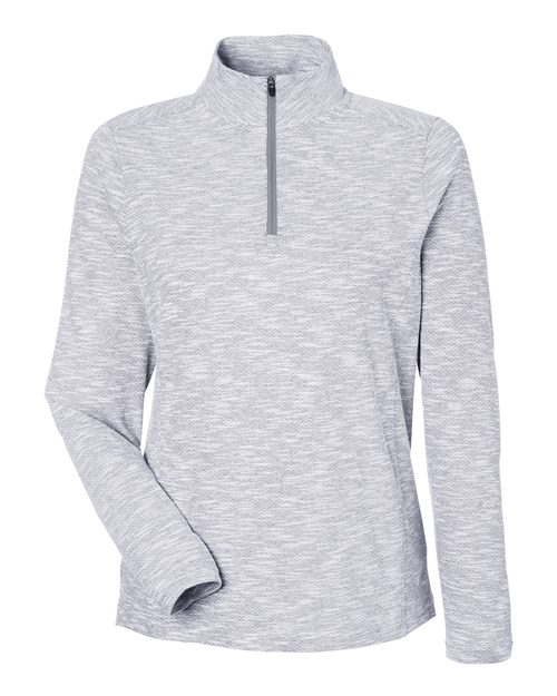 North End Women's Eclipse Jacquard Quarter-Zip Pullover NE415W