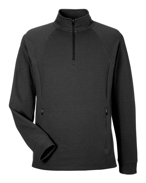 North End Men's Rhythm Waffle Quarter-Zip Pullover NE200