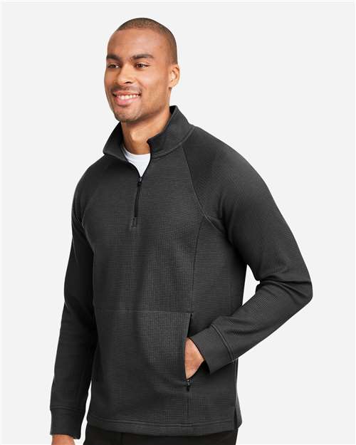 North End Men's Rhythm Waffle Quarter-Zip Pullover NE200
