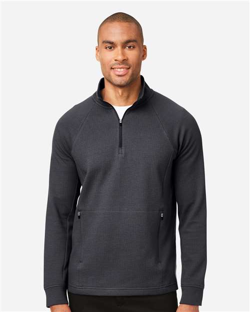 North End Men's Rhythm Waffle Quarter-Zip Pullover NE200
