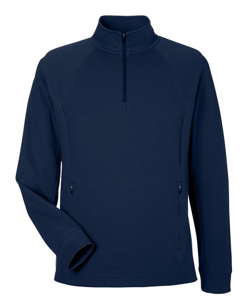 North End Men's Rhythm Waffle Quarter-Zip Pullover NE200