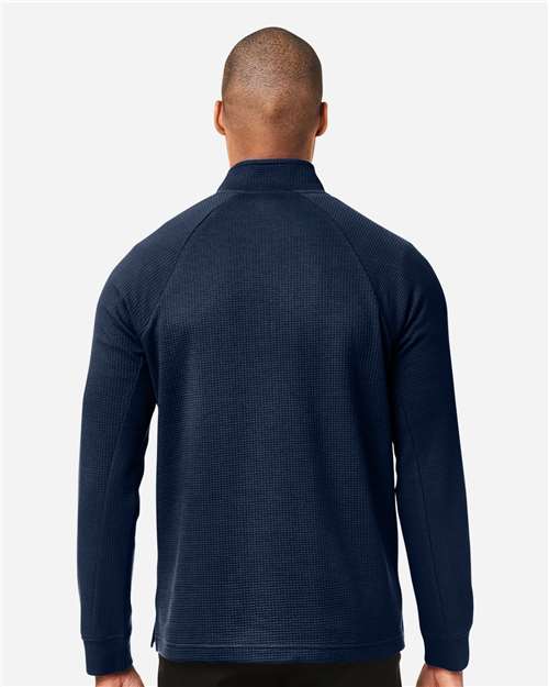 North End Men's Rhythm Waffle Quarter-Zip Pullover NE200
