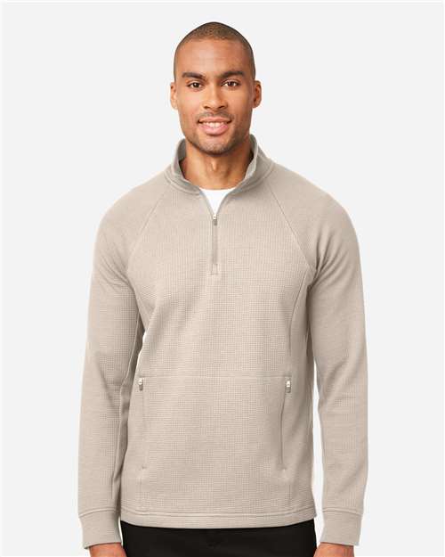 North End Men's Rhythm Waffle Quarter-Zip Pullover NE200