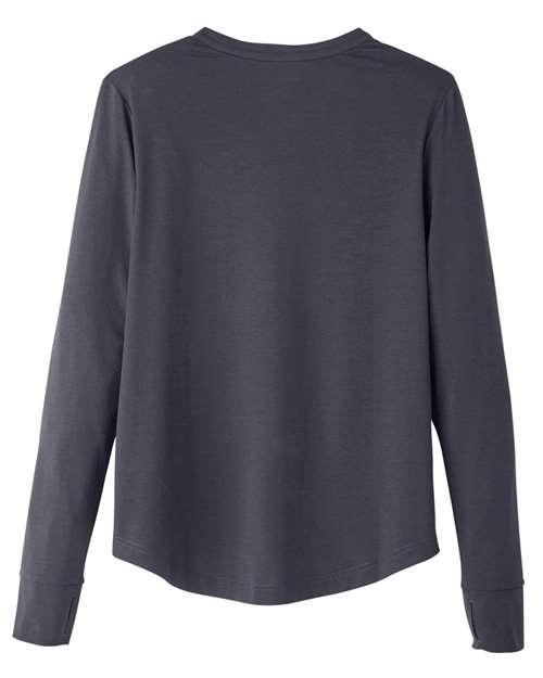 North End Women's JAQ Stretch Performance V-Neck Snap Pullover NE400W