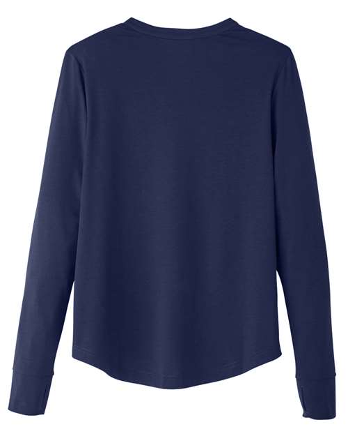 North End Women's JAQ Stretch Performance V-Neck Snap Pullover NE400W