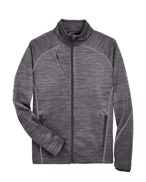 North End Men's Flux Mélange Bonded Fleece Jacket 88697