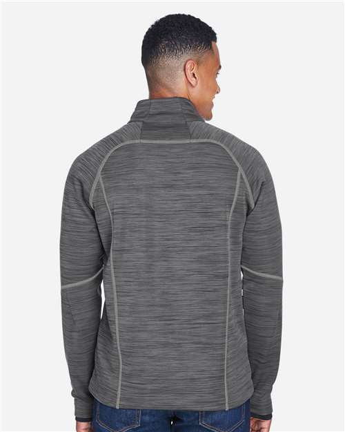 North End Men's Flux Mélange Bonded Fleece Jacket 88697