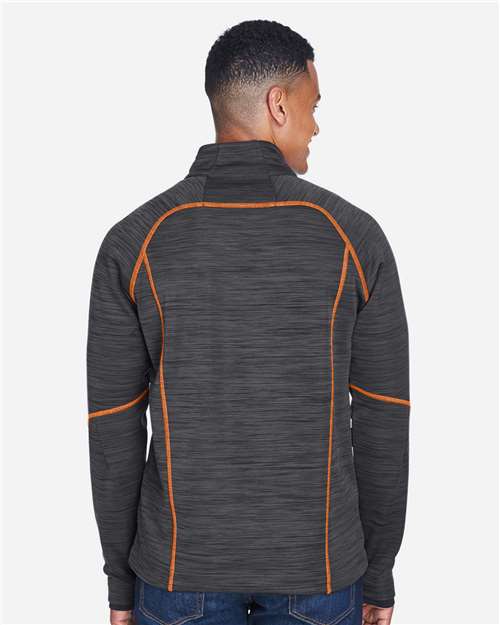 North End Men's Flux Mélange Bonded Fleece Jacket 88697
