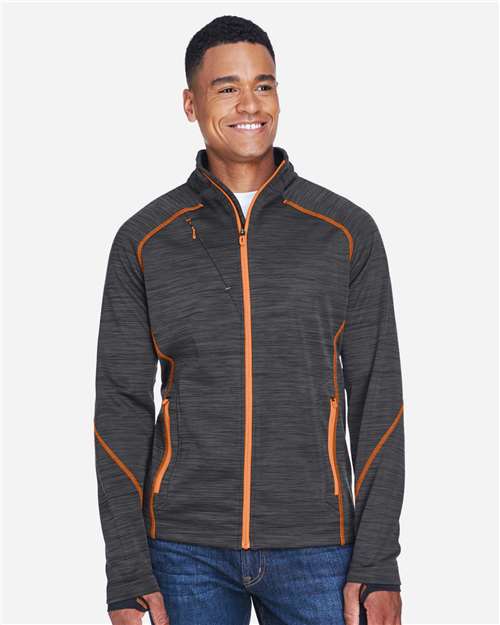 North End Men's Flux Mélange Bonded Fleece Jacket 88697