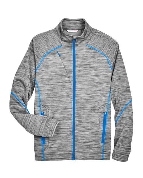 North End Men's Flux Mélange Bonded Fleece Jacket 88697