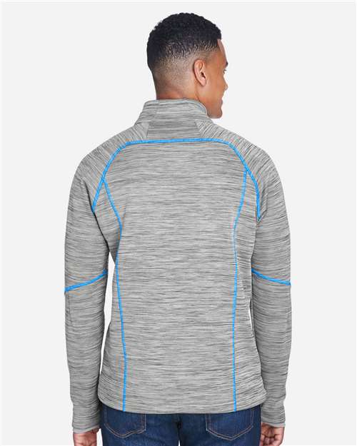 North End Men's Flux Mélange Bonded Fleece Jacket 88697