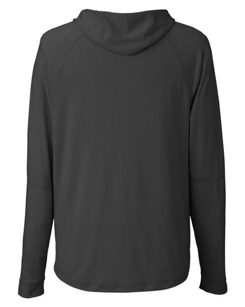 North End Unisex JAQ Stretch Performance Hooded Long Sleeve T-Shirt NE105