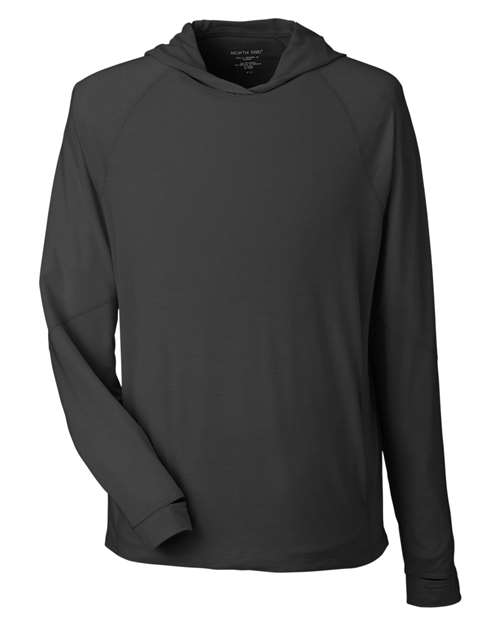 North End Unisex JAQ Stretch Performance Hooded Long Sleeve T-Shirt NE105