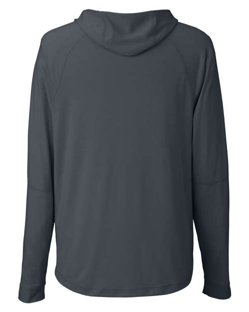 North End Unisex JAQ Stretch Performance Hooded Long Sleeve T-Shirt NE105