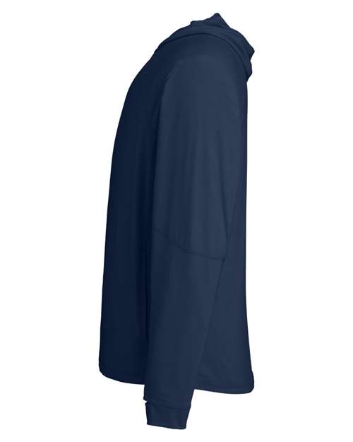 North End Unisex JAQ Stretch Performance Hooded Long Sleeve T-Shirt NE105