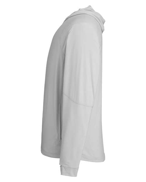 North End Unisex JAQ Stretch Performance Hooded Long Sleeve T-Shirt NE105