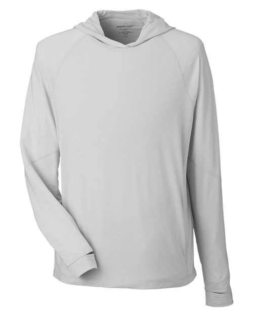 North End Unisex JAQ Stretch Performance Hooded Long Sleeve T-Shirt NE105