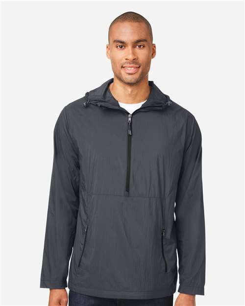 North End Men's Aura Lightweight Packable Anorak NE810