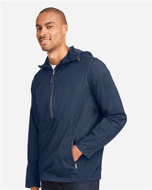 North End Men's Aura Lightweight Packable Anorak NE810