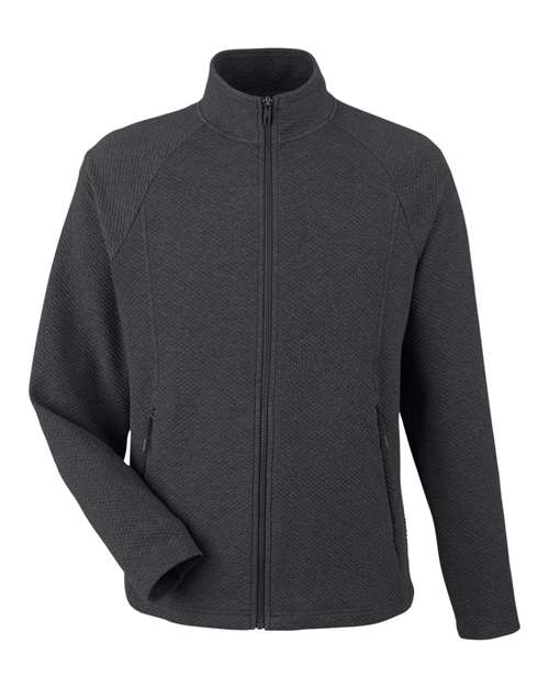North End Men's Spirit Textured Full-Zip NE727