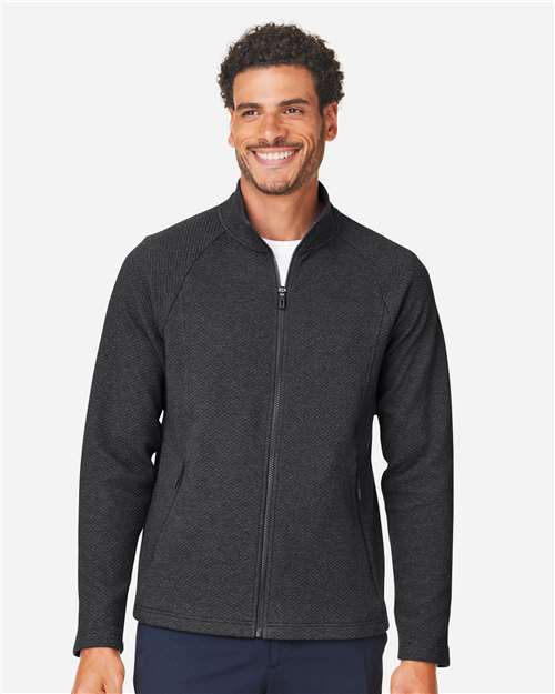 North End Men's Spirit Textured Full-Zip NE727