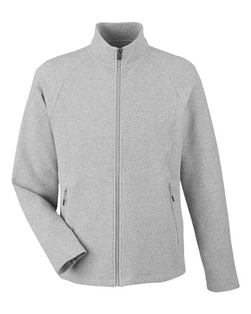 North End Men's Spirit Textured Full-Zip NE727