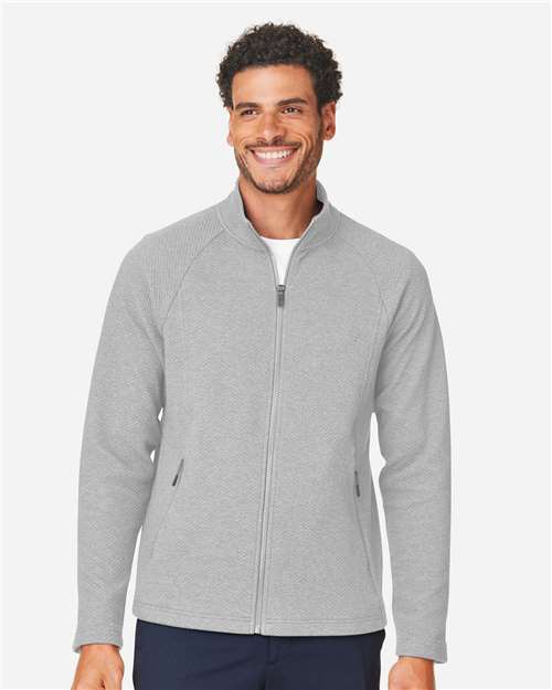 North End Men's Spirit Textured Full-Zip NE727