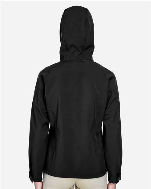 North End Women's Prospect Two-Layer Fleece Bonded Soft Shell Hooded Jacket 78166