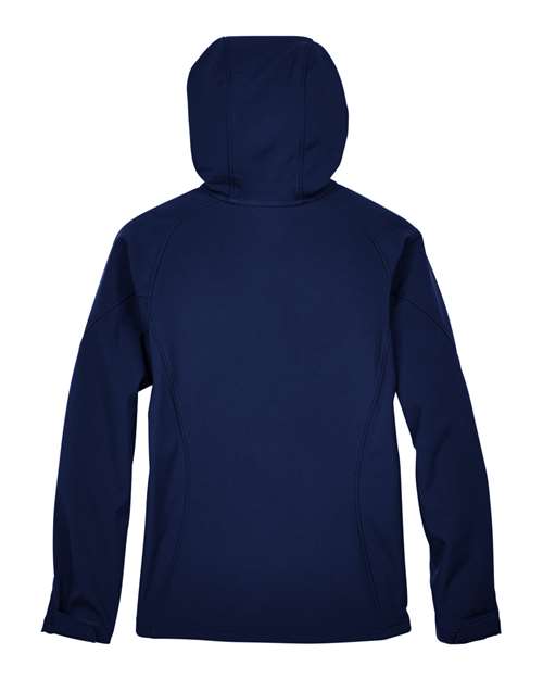 North End Women's Prospect Two-Layer Fleece Bonded Soft Shell Hooded Jacket 78166