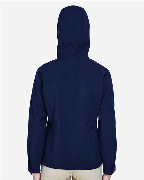 North End Women's Prospect Two-Layer Fleece Bonded Soft Shell Hooded Jacket 78166