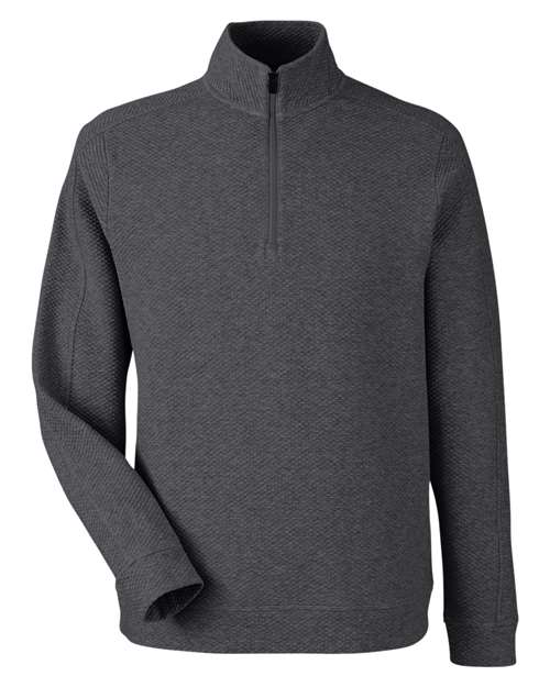 North End Men's Spirit Textured Quarter-Zip Pullover NE725