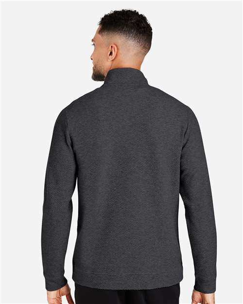 North End Men's Spirit Textured Quarter-Zip Pullover NE725