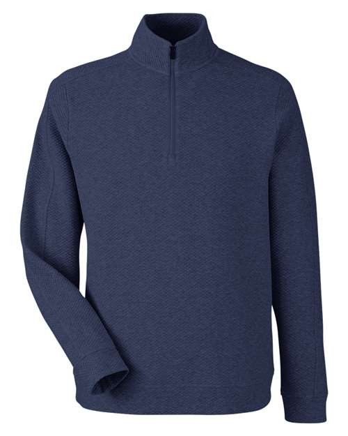 North End Men's Spirit Textured Quarter-Zip Pullover NE725