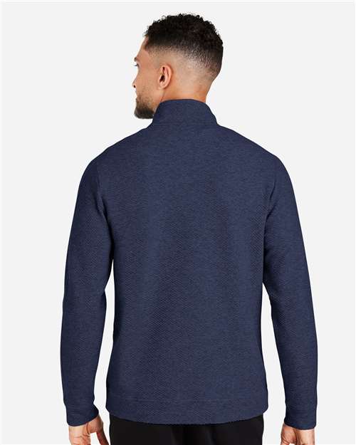 North End Men's Spirit Textured Quarter-Zip Pullover NE725