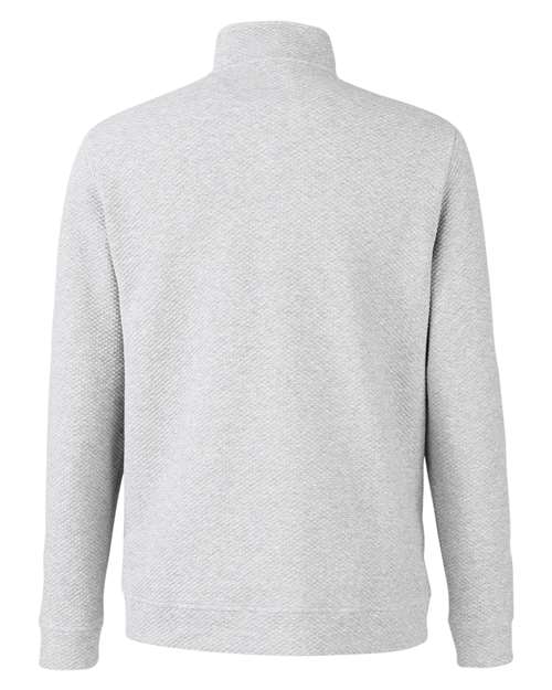 North End Men's Spirit Textured Quarter-Zip Pullover NE725
