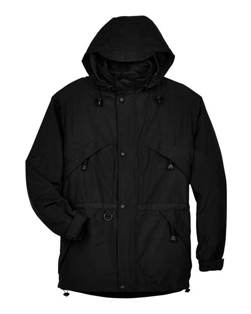 North End Men's 3-in-1 Parka with Dobby Trim 88007