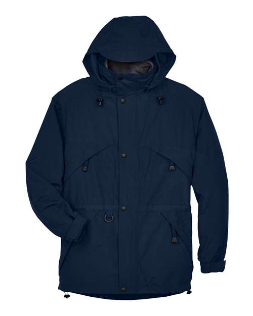 North End Men's 3-in-1 Parka with Dobby Trim 88007