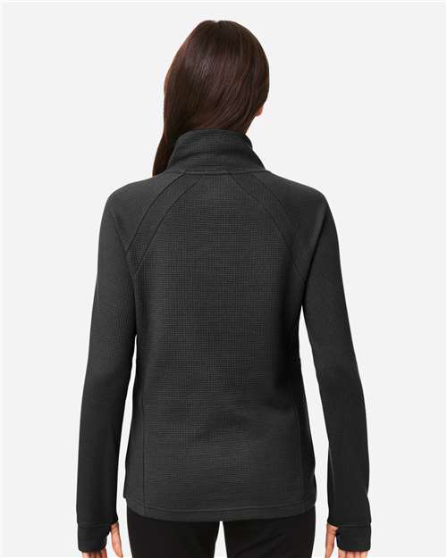 North End Women's Rhythm Waffle Cross-Neck Pullover NE200W
