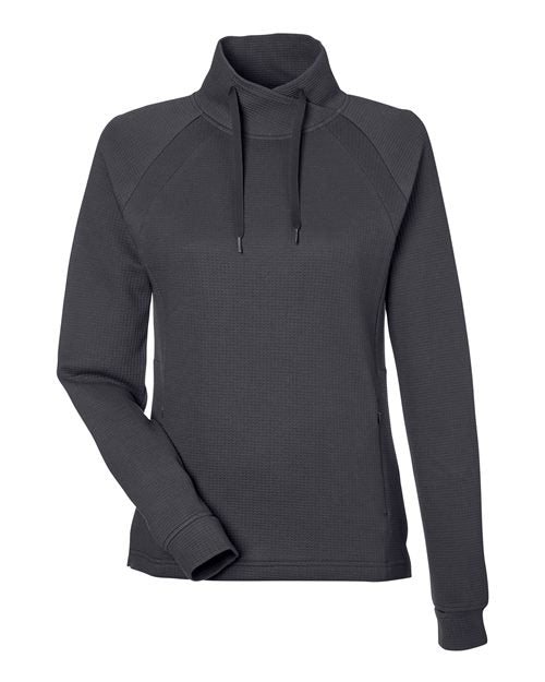 North End Women's Rhythm Waffle Cross-Neck Pullover NE200W