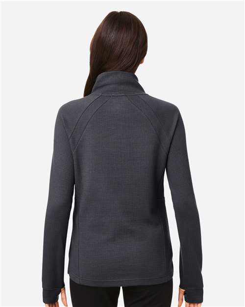 North End Women's Rhythm Waffle Cross-Neck Pullover NE200W