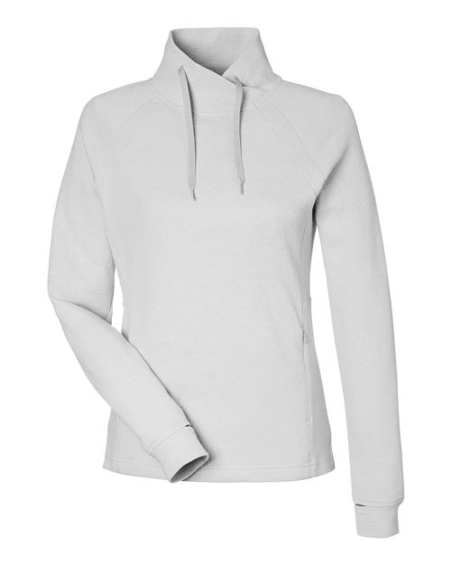 North End Women's Rhythm Waffle Cross-Neck Pullover NE200W