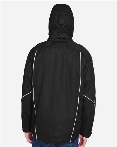 North End Men's Angle 3-In-1 Jacket with Bonded Fleece Liner 88196