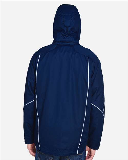 North End Men's Angle 3-In-1 Jacket with Bonded Fleece Liner 88196